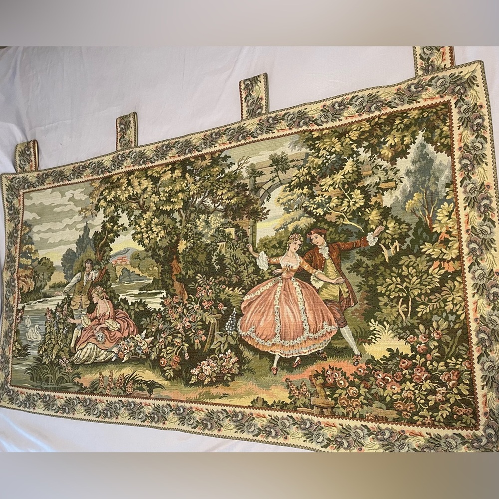wall decoration, embroidery on fabric